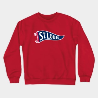 St Louis Pennant - Red Crewneck Sweatshirt